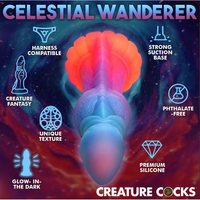 Galactic cock silicone dildo features photo.