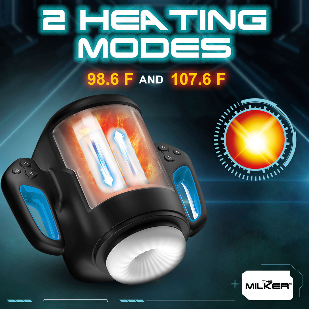 Automatic masturbator heating mode example photo.