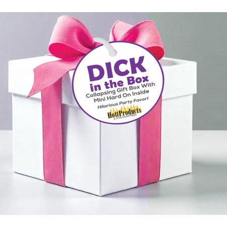 Dick in a box inside packaging 