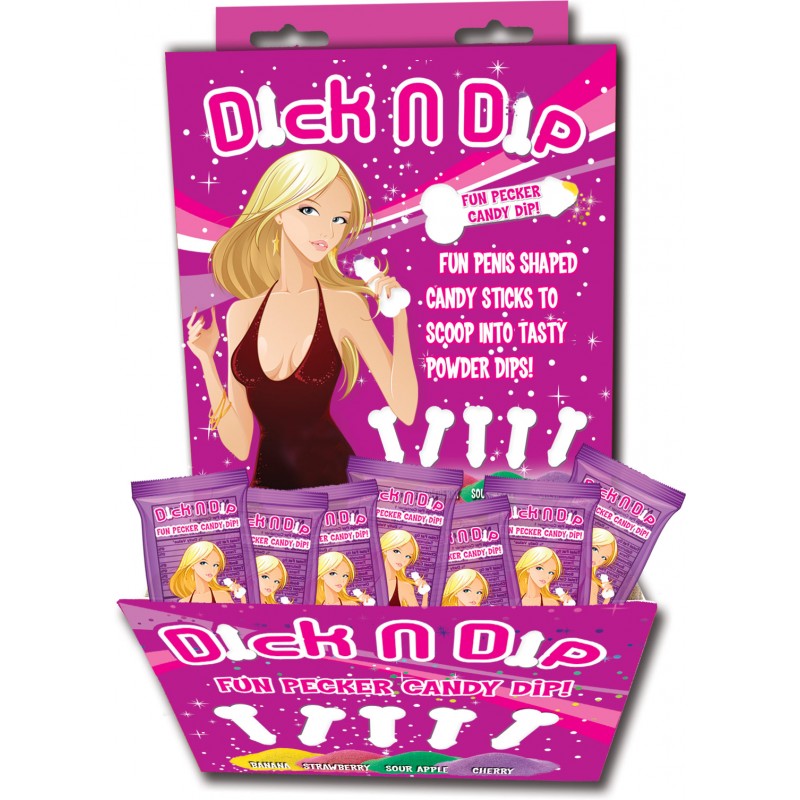 Dick n dip multi flavored candy in packaging