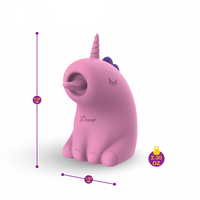 Unicorn pink vibrator measurement example photo.