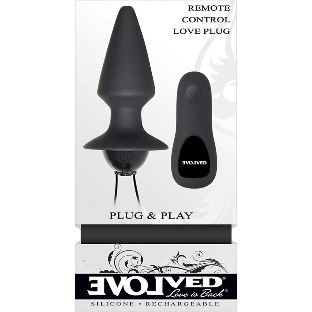 Evolved Plug & Play w RemoteButt Plug