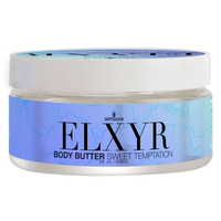 Blue container vanilla body butter 8fl.oz inside packaging.