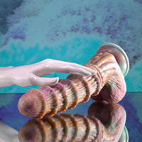 Fantasy multicolor vibrating dildo example photo.