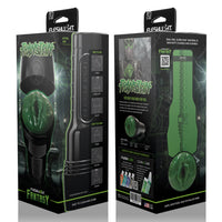 Fleshlight Fantasy franstein packaging with green and black design