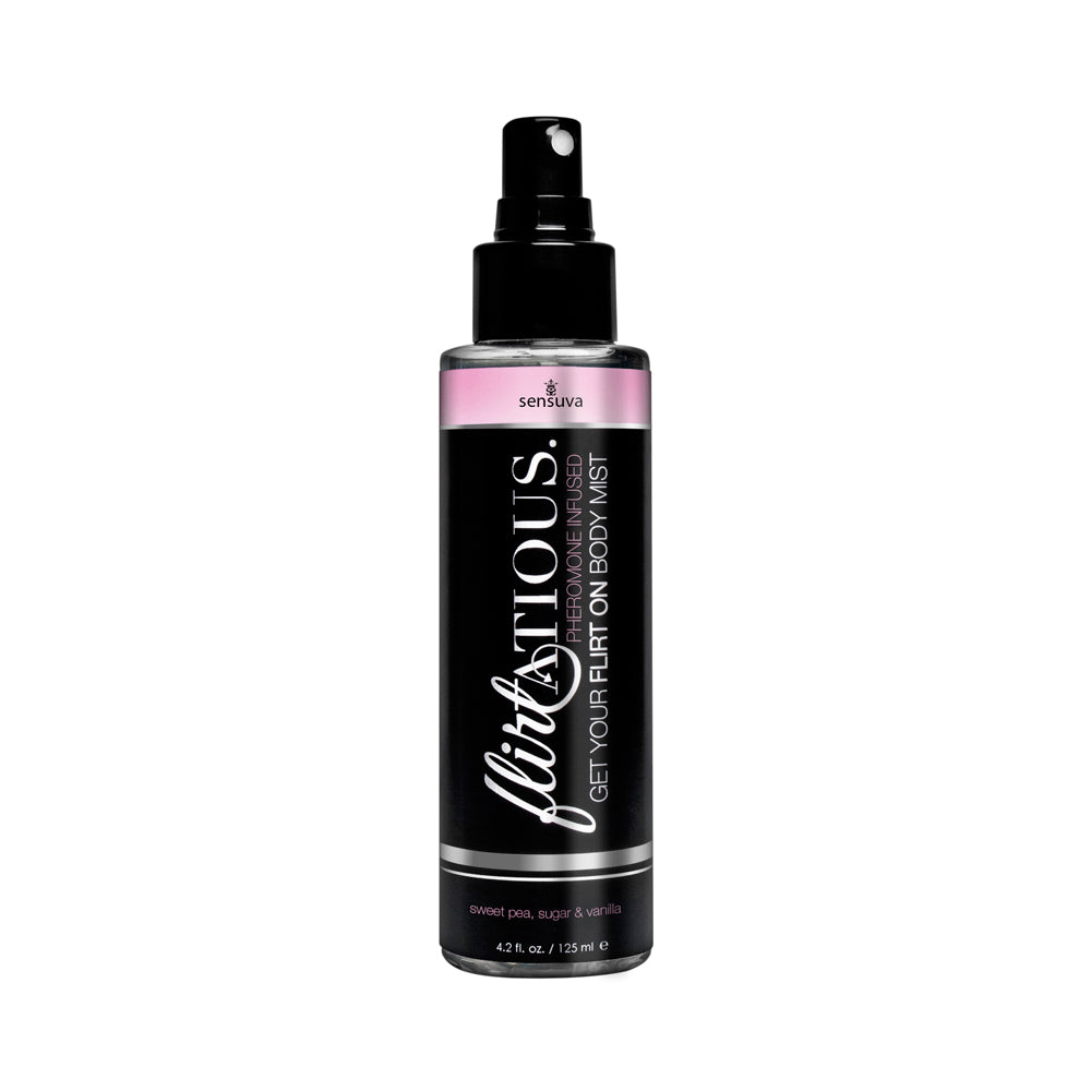 Sweet pea sugar vanilla body mist featuring 125ml spray bottle.