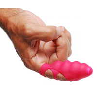 Pink finger vibrator example photo.