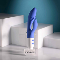 Blue funny bunny vibrator on display example photo.