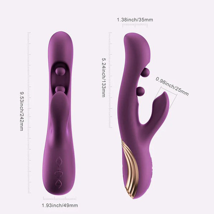 Purple pressure sensing vibrator measurement photo