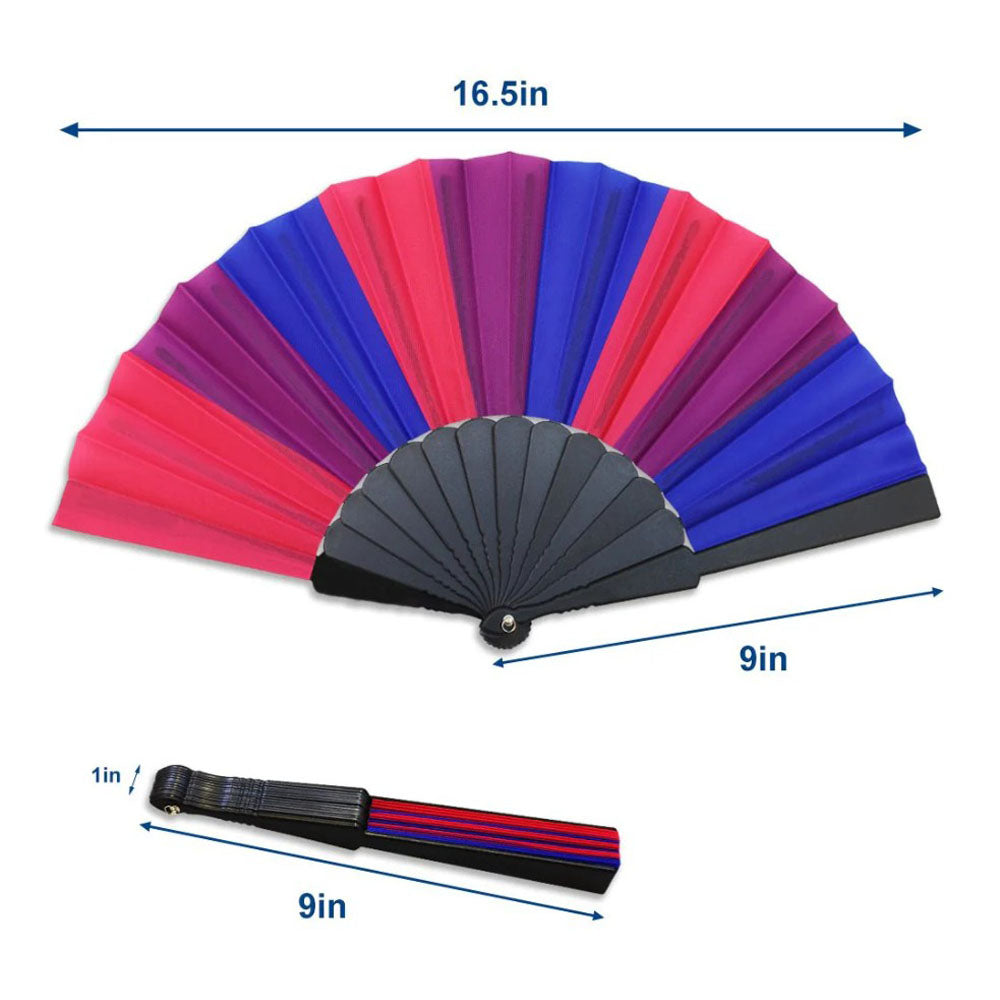 Bisexual Pride X-Large Hand Fan