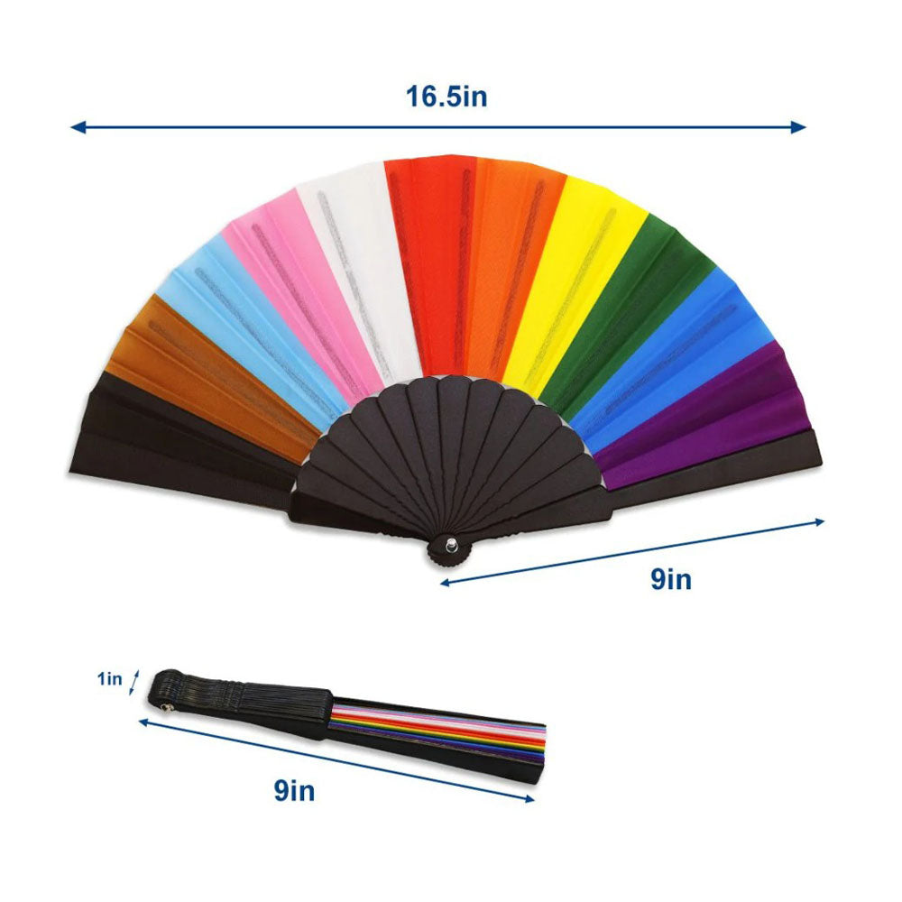 Progress Pride X-Large Hand Fan