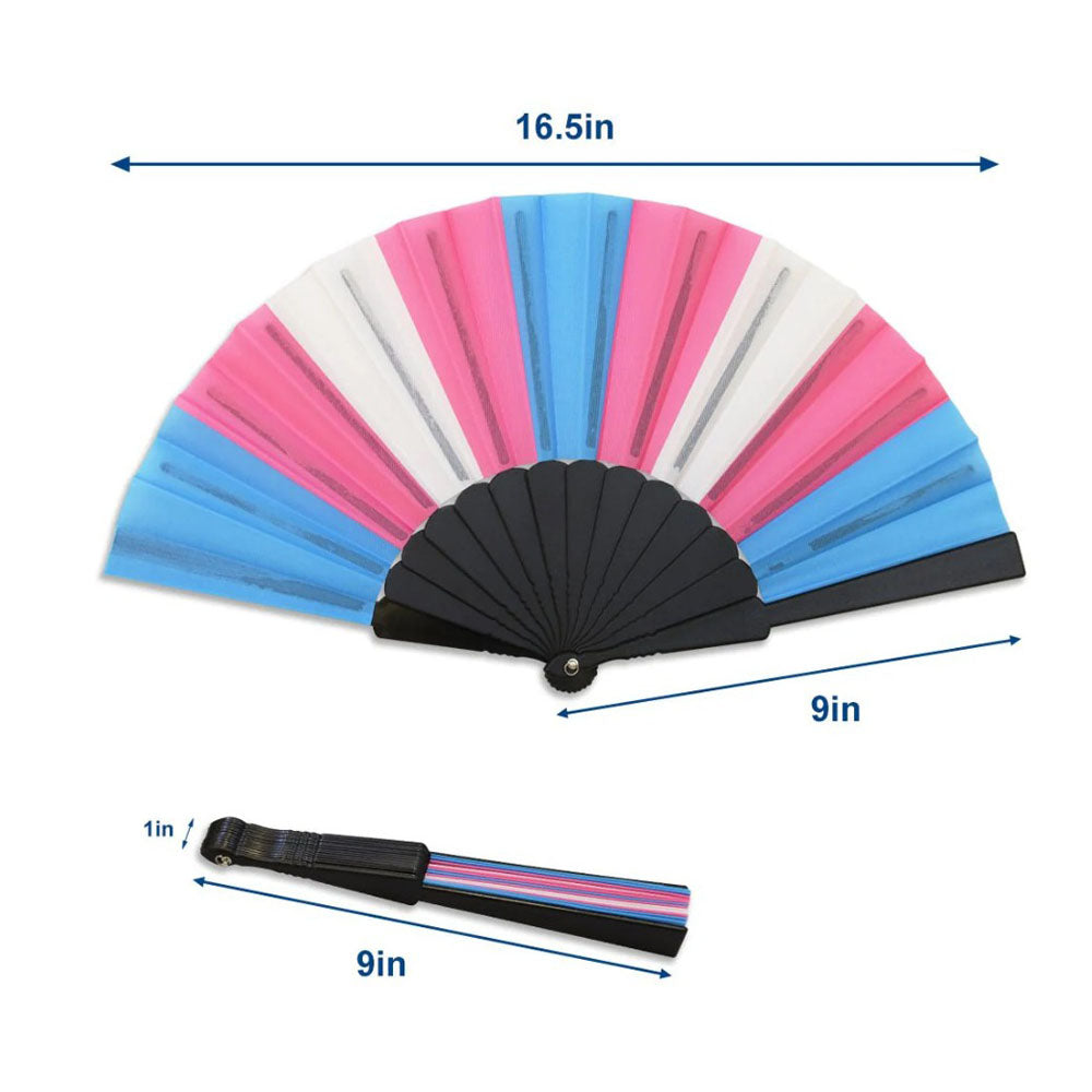 Transgender Pride X-Large Hand Fan