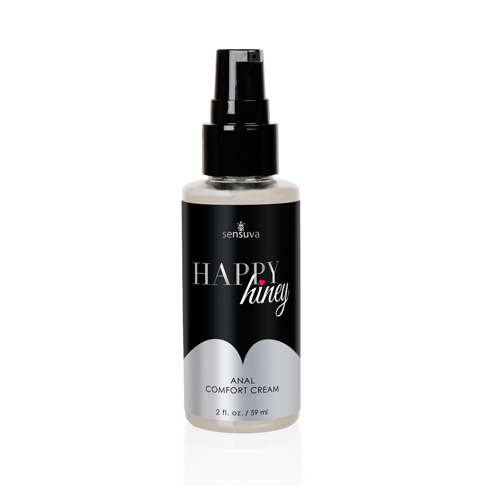 Anal comfort cream gel featuring 2floz bottle.