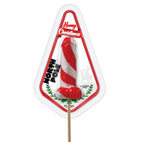 North pole peppermint pecker pops candy in packaging