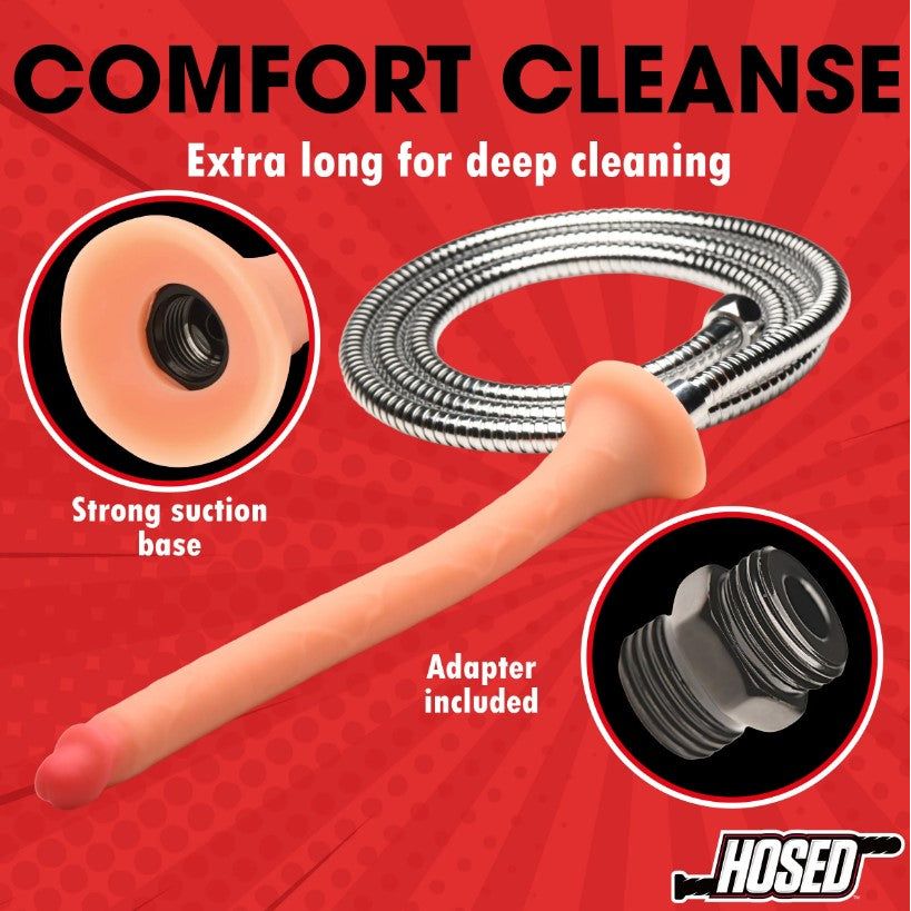 Beige 12'' enema hose attachment information page.