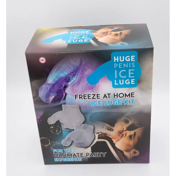 huge ice penis mold on box cover