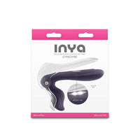 Purple Gynovibe speculum vibrator with LED light inside packaging.