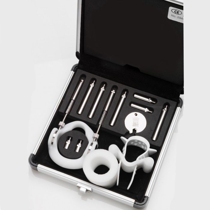 Penis extender pieces inside kit example photo.