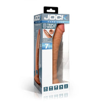 Jock hardcore triple density 7'' suction cup dildo in packaging.