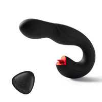 Black vibrator controller and motion example