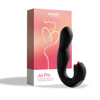 Black rotating head & g spot vibrator beside box
