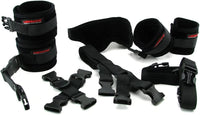 black bed restraints kit