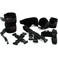 black bed restraints kit