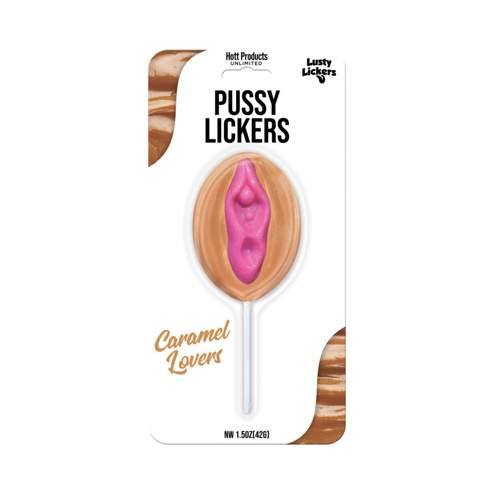 Lusty Lickers Pussy Pop Caramel by Hott Products