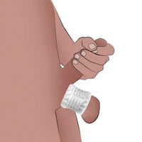 Clear ball stretcher example photo.