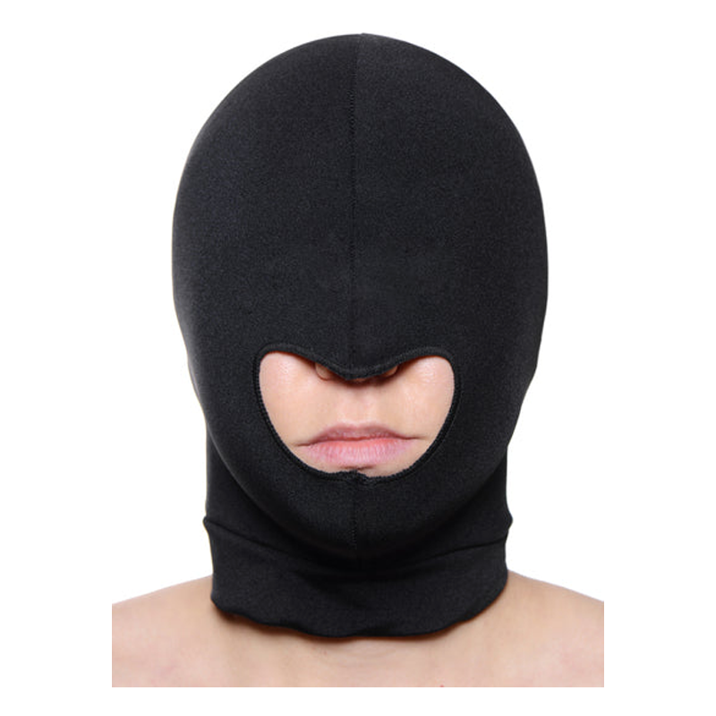Black blow hole hood example photo.