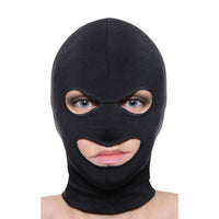Black facade hood example photo.