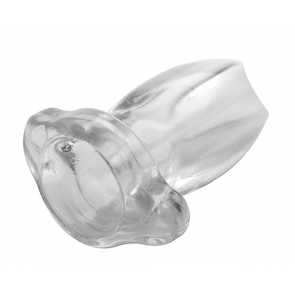 Clear gape glory anal plug example photo.