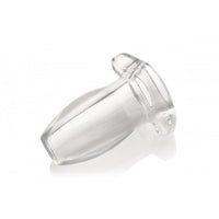 Gape glory hollow anal plug side view photo.