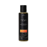 Lemon ginger, orange, vanilla, sugar luxury massage oil featuring 125ml bottle.