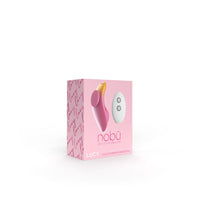 pink and yellow panty vibrator with remote on box packaging