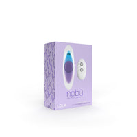 purple & blue panty vibrator with remote on box packaging