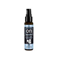 On natural arousal oil bottle with pump top featuring a buzzing & cooling sensation.