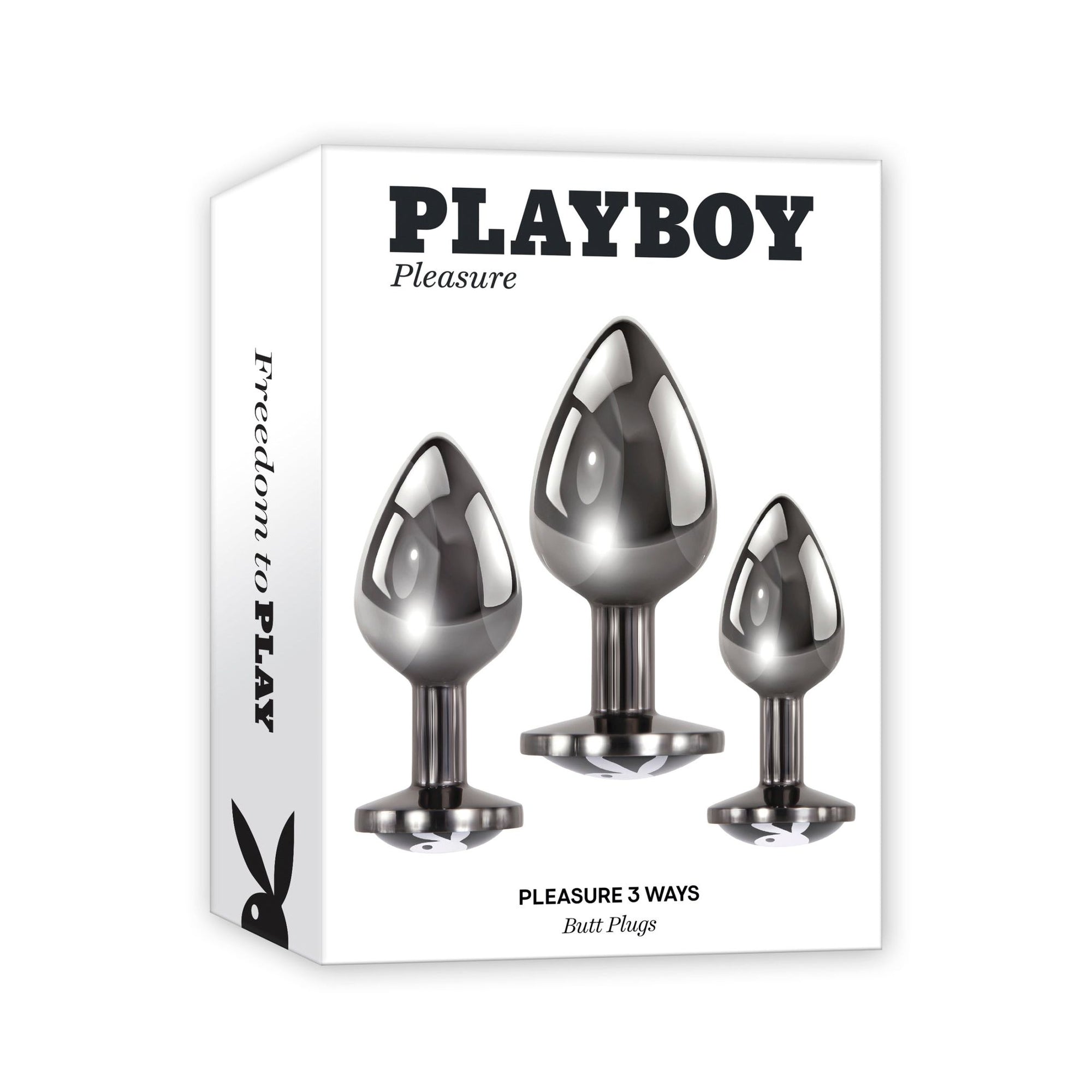 Playboy Pleasure 3 Ways Anal Plug Set