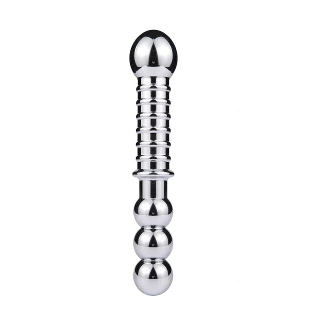 Extreme Driver SS Double Ended Bud Dildo by Pink Elephant