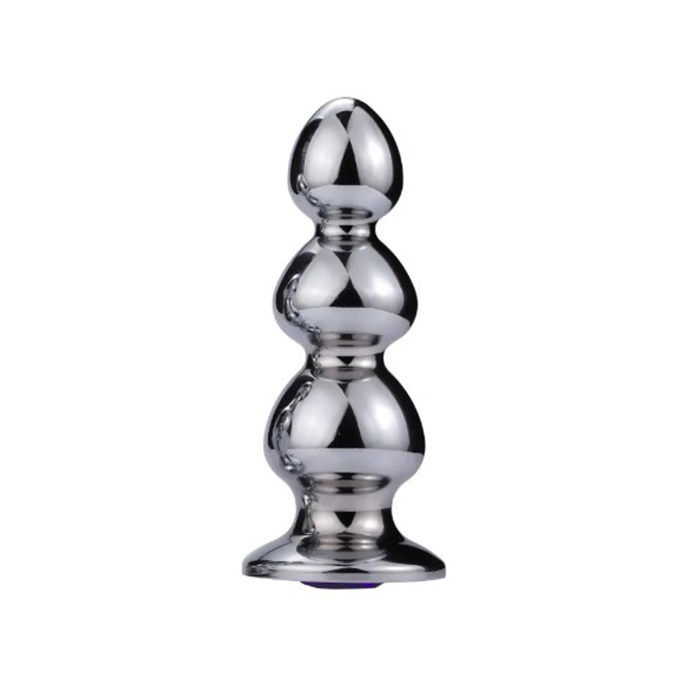 Extreme Anal Triple Bead Onyx Jewel by Pink Elephant