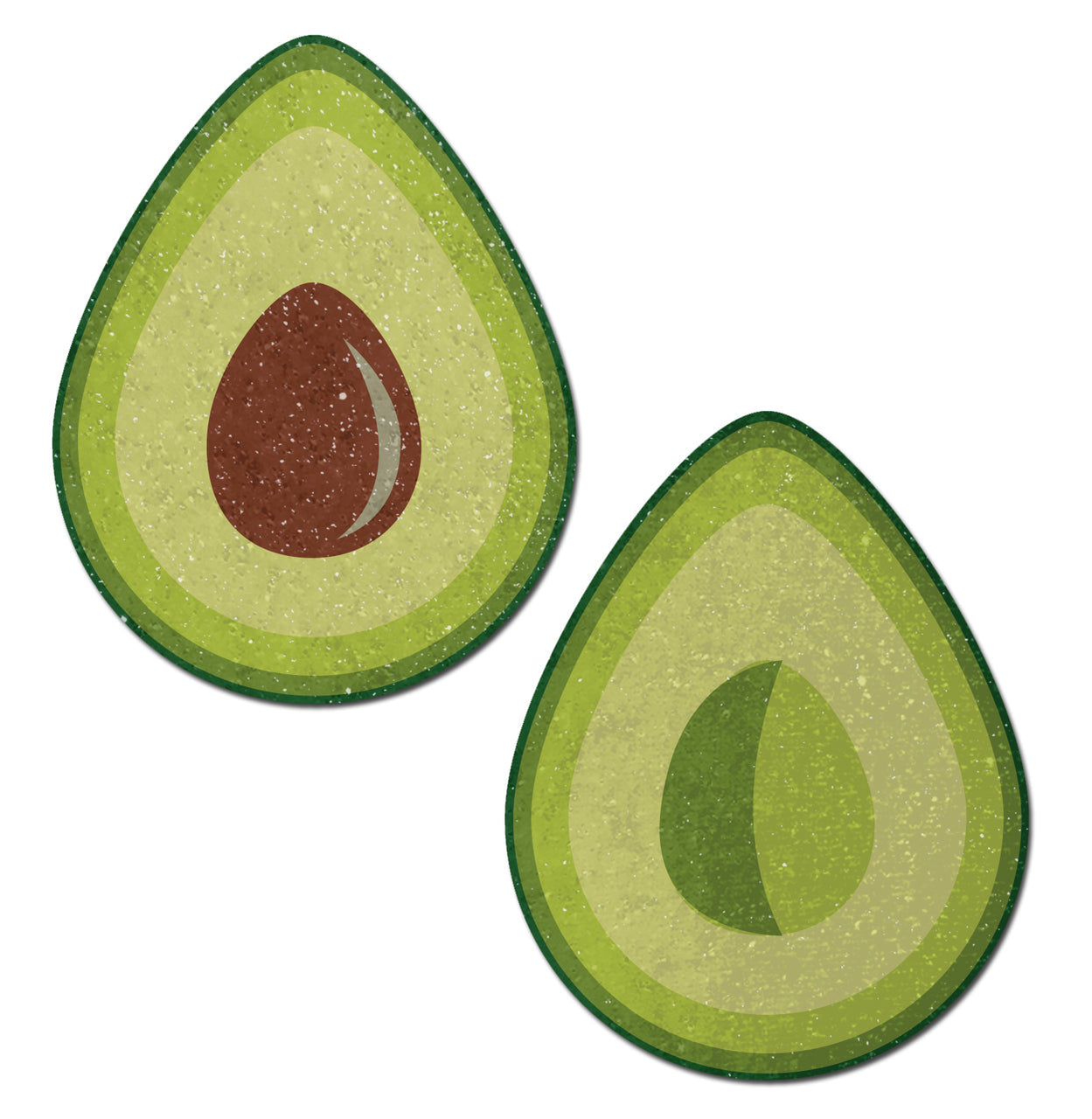 Glitter Velvet Avocado Pasties by Pastease