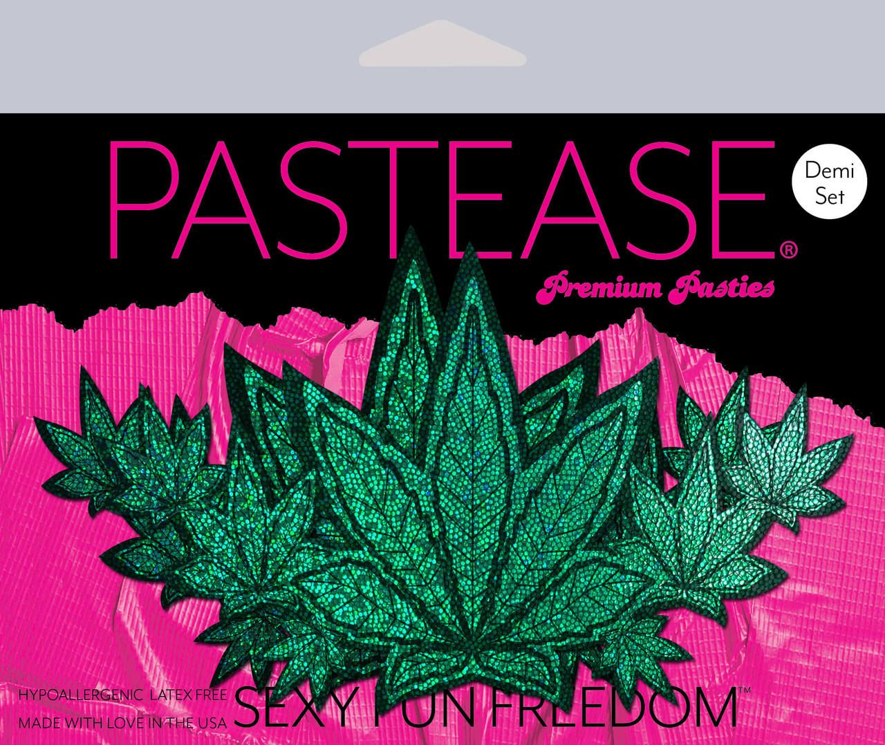 Glitter Pot Leaves Demi Pasties by Pastease