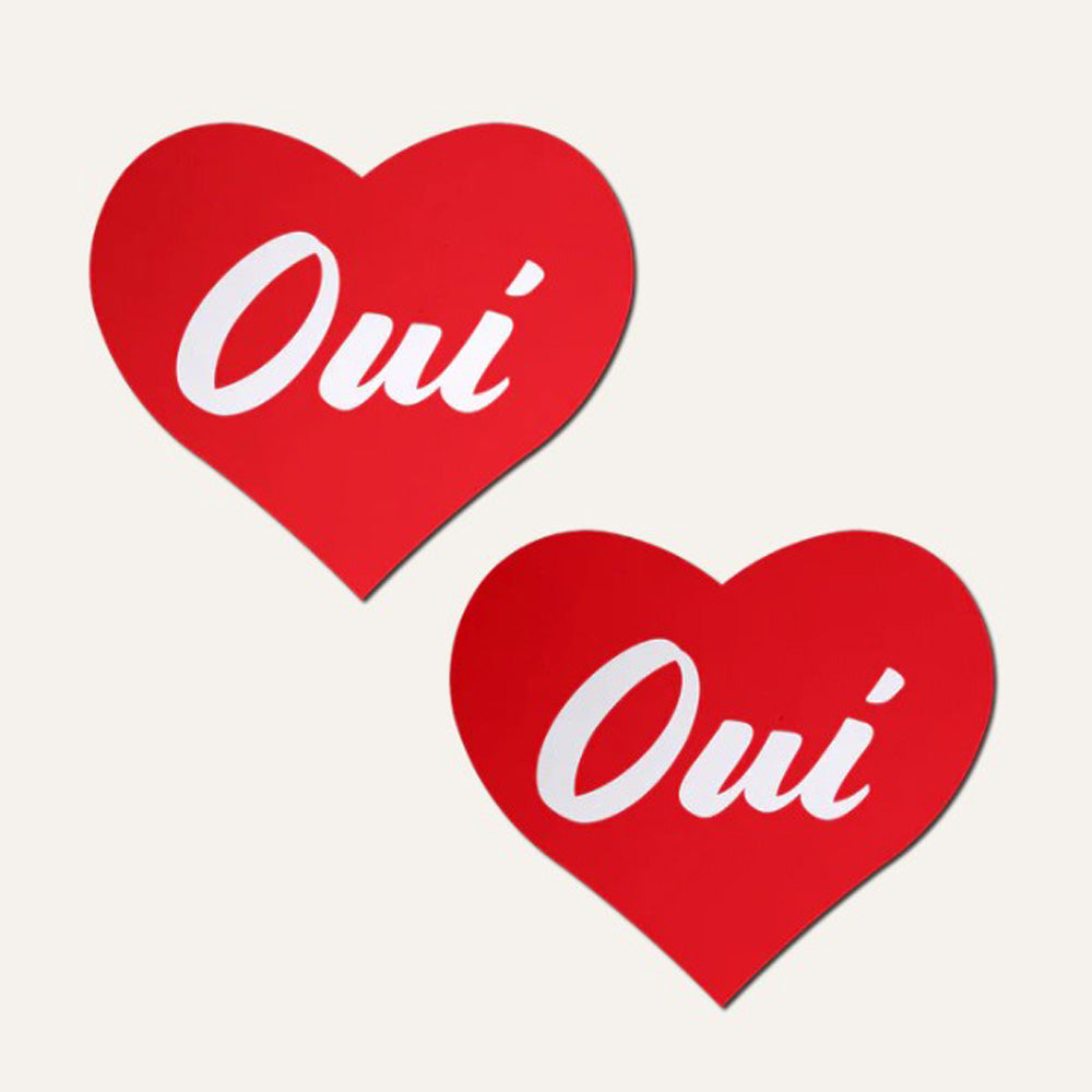 Oui Oui Heart Pasties by Pastease