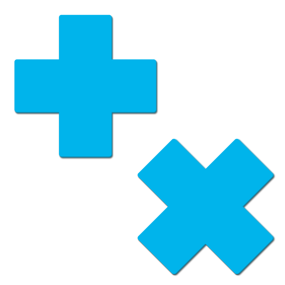 Plus X Cross Pasties by Pastease
