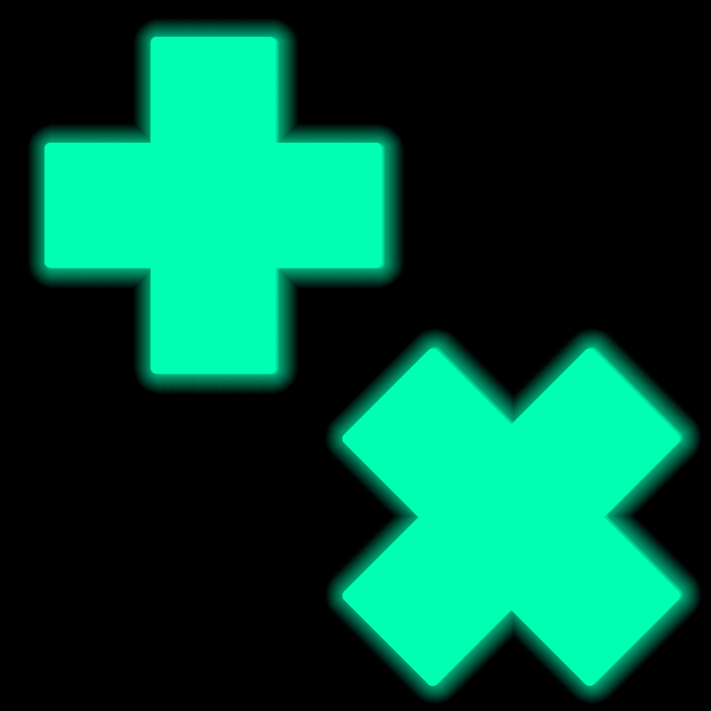 Plus X Cross Pasties by Pastease