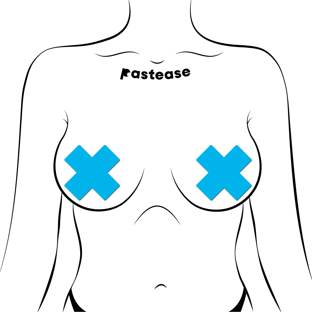 Plus X Cross Pasties by Pastease