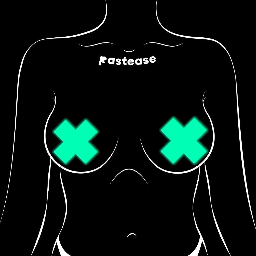 Plus X Cross Pasties by Pastease