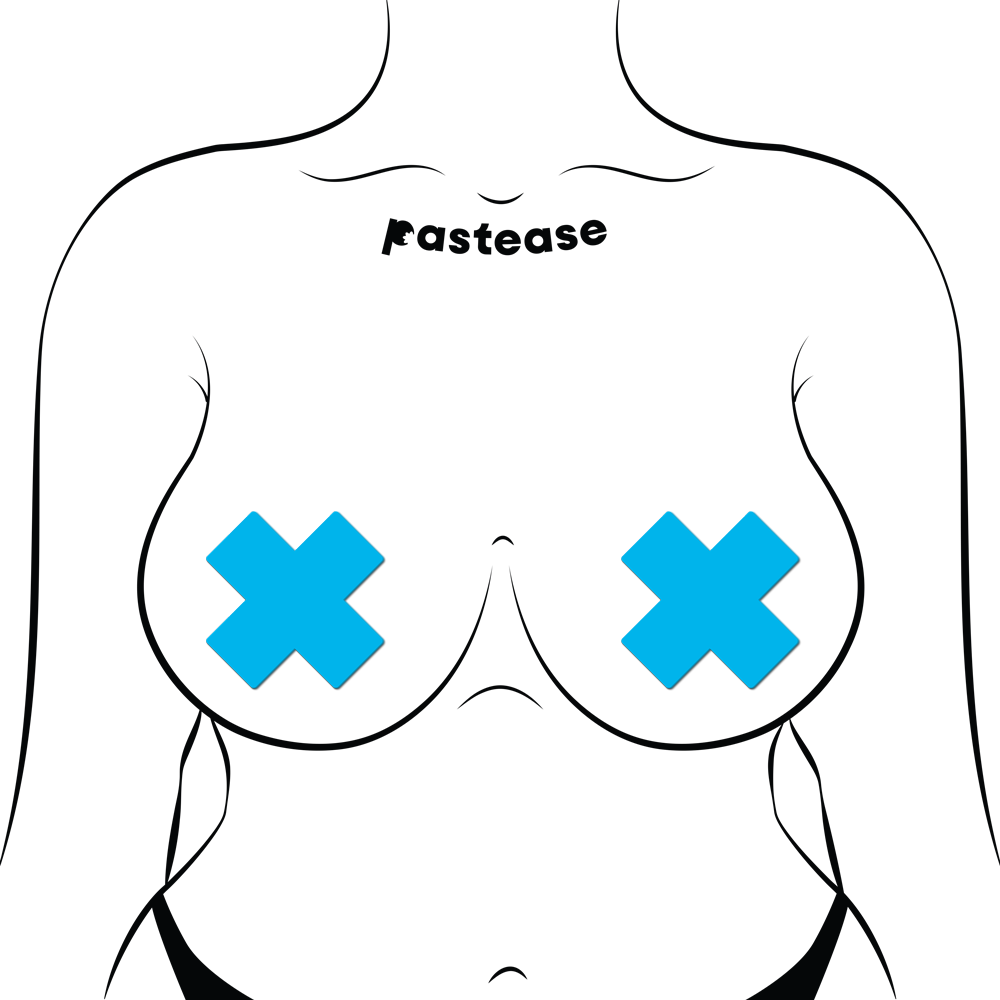 Plus X Cross Pasties by Pastease