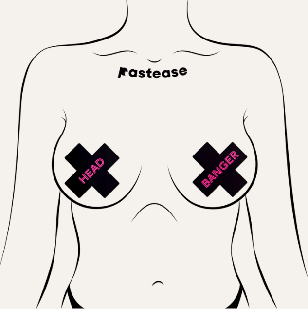 Head Banger Pasties by Pastease