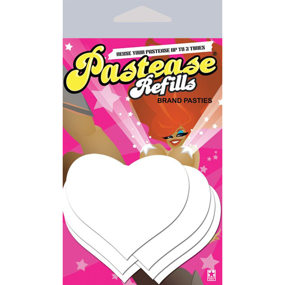 Refills Heart Reuse Pasties 3pk Pasties by Pastease
